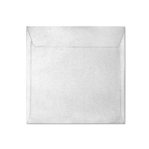 Obálky 158x158mm S Millenium 120g BK/10ks metal.biela