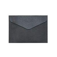 Obálky C6 Pearl 150g BK/10ks metal.čierna