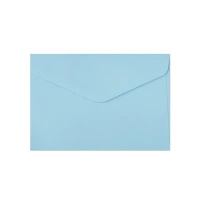 Obálky C6 hladke 130g BK/10ks jemne modrá