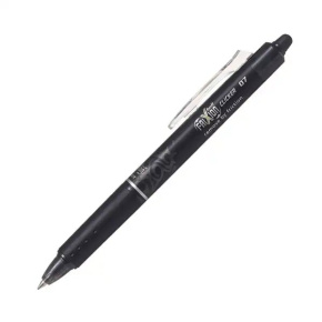 PILOT FriXion Clicker 07 - roller, čierny