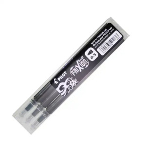 Náplň PILOT FriXion - 0,5 mm, čierna, 3 ks/bal.