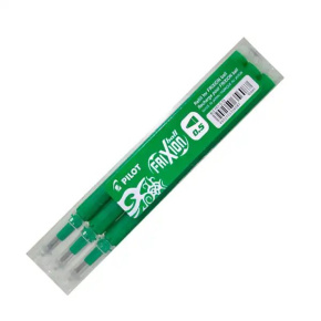 Náplň PILOT FriXion - 0,5 mm, zelená, 3 ks/bal.