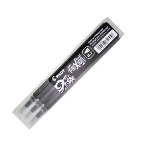 Náplň PILOT FriXion - 0,7 mm, čierna, 3 ks/bal.