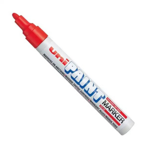 Popisovač UNI PX-20  červený - dopredaj
