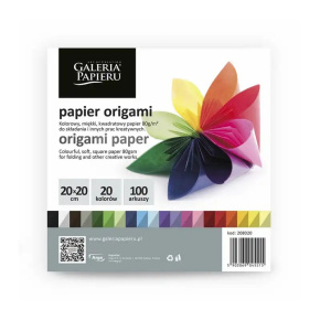 Papier origami 20x20cm mix farieb