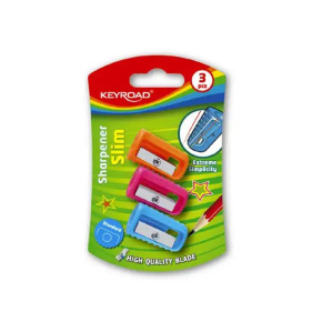 Strúhadlo KEYROAD Slim plastove blister /3 ks
