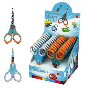 Školské nožnice KEYROAD Tattoo 15 cm displ/20ks