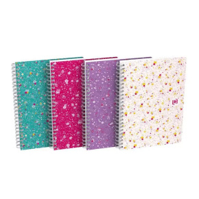 Špirálový blok Oxford Floral, B5, 60 listov