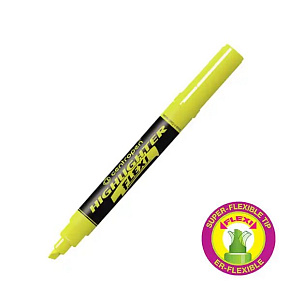Zvýrazňovač CENTROPEN 8542 Flexi - žltý Zvýrazňovač CENTROPEN 8542 Flexi - žltý
