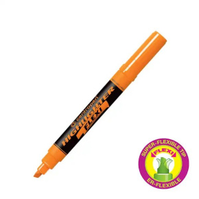 Zvýrazňovač CENTROPEN 8542 Flexi - oranžový
