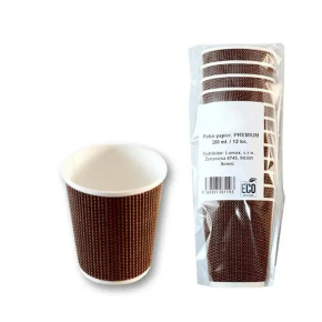 Papierový pohár PREMIUM, 280 ml
