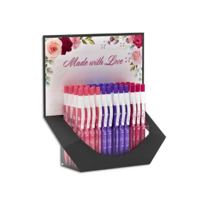 Guľôčkové pero ICO FLOWERS mix farieb diplej 48ks - dopredaj