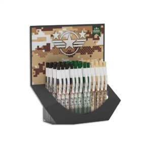 Guľôčkové pero ICO MILITARY mix farieb diplej 48ks