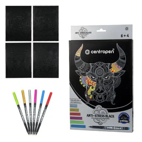 Sada ANTI-STRESS BLACK Centropen 9390