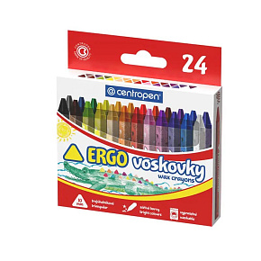 Voskové pastelky CENTROPEN 9531/24, 10 mm Voskové pastelky CENTROPEN 9531/24, 10 mm