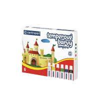 Temperové farby Centropen  9550/6 farieb