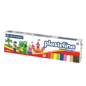 Plastelína Centropen 9560/10 žiarivých farieb