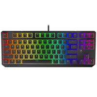ENDORFY gaming keyboard Thock TKL Pudd.Kailh RD RGB /USB/ red sw. / wired / mechanical / US layout / black RGB