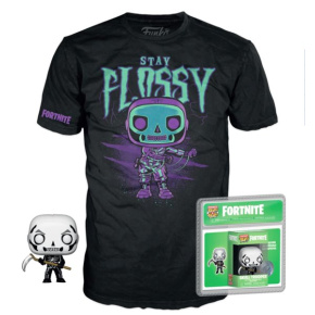 Funko Pocket Pop! & T-Shirt Fortnite Skull Trooper  - Size XL