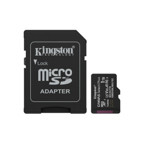 Kingston 1TB microSDXC Canvas Select Plus Gen3 150MB/s A1 Card + Adapter