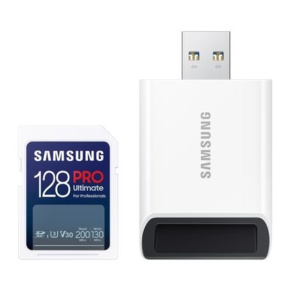 Samsung SDXC karta 128GB PRO Ultimate + adaptér