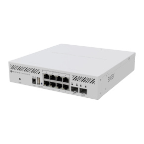 MIKROTIK RouterBOARD Cloud Router Switch CRS310-8G+2S+IN + L5 (800MHz, 256MB RAM, 8x 2,5GLAN, 2x SFP+, USB) deskto MIKROTIK RouterBOARD Cloud Router Switch CRS310-8G+2S+IN + L5 (800MHz, 256MB RAM, 8x 2,5GLAN, 2x SFP+, USB) deskto