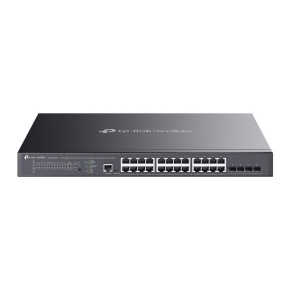 tp-link SG3428XMPP, Omada 24portový gigabitový a 4portový 10GE SFP+ L2 řízený switch s 16 porty PoE+ a 8 porty PoE++