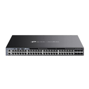 tp-link SG6654XHP, Omada 48portový gigabitový stohovatelný L3 řízený PoE+ switch se 6 sloty 10G