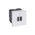 Legrand MOSAIC ZÁSUVKA USB C 45W 2MODULY BIELA