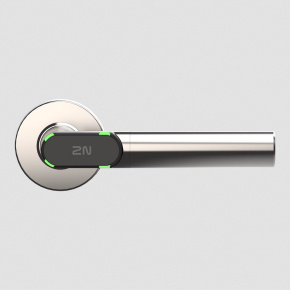 2N® Fortis Handle - Elektronická klika, tvar L, pravá, Skandinávská