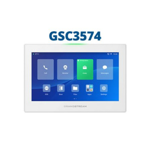 Grandstream GSC3574 SIP interkom a riadiaca stanica, 7" dotyk.obrazovka, Wi-Fi 6, BT, 6 SIP účtov, biely
