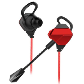 White Shark gaming headphones EAGLE w/ mic, red/black [EAGLE]
