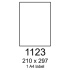 etikety RAYFILM 210x297 fotomatné sandwich R01041123F (1.000 list./A4)