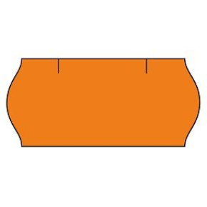 cenovkové etikety 22x12 CONTACT METO 6 - oranžové (pre etiketovacie kliešte) 1.500 ks/rol.