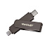 Patriot iLuxe Stick C MFi/256GB/USB 3.2/Lightning + USB-C/Čierna