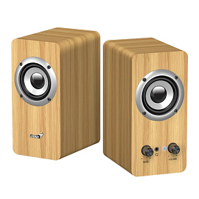 GENIUS SP-HF400 reproduktory, svetlé drevo