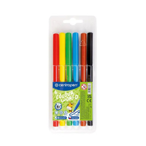 Popisovač COLOUR WORLD CENTROPEN 7550/6 farieb