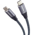 PremiumCord Cable USB-C M/M, 100W 20V/5A 480Mbps cotton braid, 1m