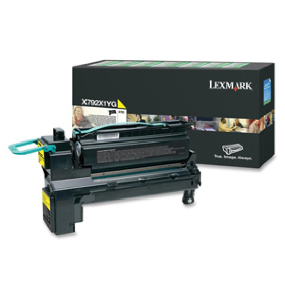 Toner Lexmark X792 YELLOW 20K (X792X1YG)