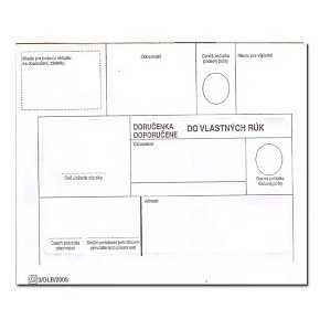 Obálky B6 do vlastných rúk / 50 fólia Obálky B6 do vlastných rúk / 50 fólia