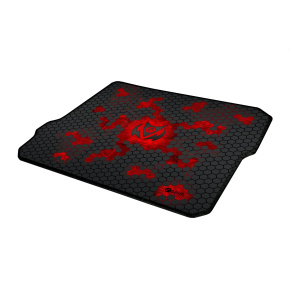 Gaming mouse pad C-TECH ANTHEA CYBER RED, for gaming, 320x270x4mm, sewn edges