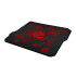 Gaming mouse pad C-TECH ANTHEA CYBER RED, for gaming, 320x270x4mm, sewn edges