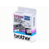 páska BROTHER TX141 čierne písmo, transparentná páska Tape (18mm)