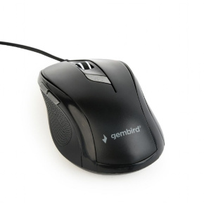 Mouse GEMBIRD MUS-6B-01, black, USB