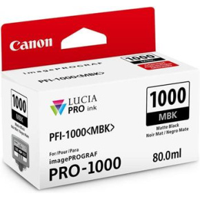 kazeta CANON PFI-1000MBK Matte Black iPF PRO-1000 (0545C001)