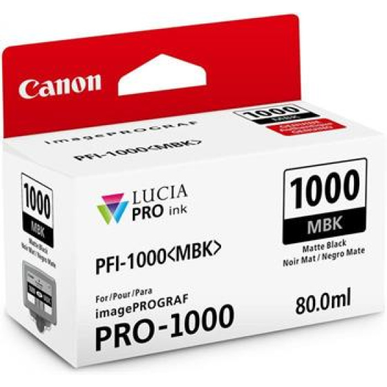 kazeta CANON PFI-1000MBK Matte Black iPF PRO-1000 (0545C001)