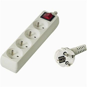 Predlžovací prívod 230V, 7m, 4 zásuvky + vypínač Predlžovací prívod 230V, 7m, 4 zásuvky + vypínač