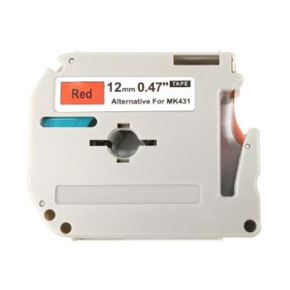 alt. páska Ecodata pre BROTHER MK-431 - čierne písmo, červená páska Tape (12mm) alt. páska Ecodata pre BROTHER MK-431 - čierne písmo, červená páska Tape (12mm)