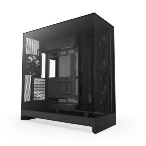NZXT case H9 Flow, ATX, Large Dual Chamber Mid Tower, black