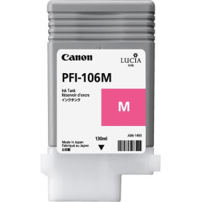 kazeta CANON PFI-106M Magenta pre iPF 6300/6300s/6350/6400/6400s/6450 (130ml)